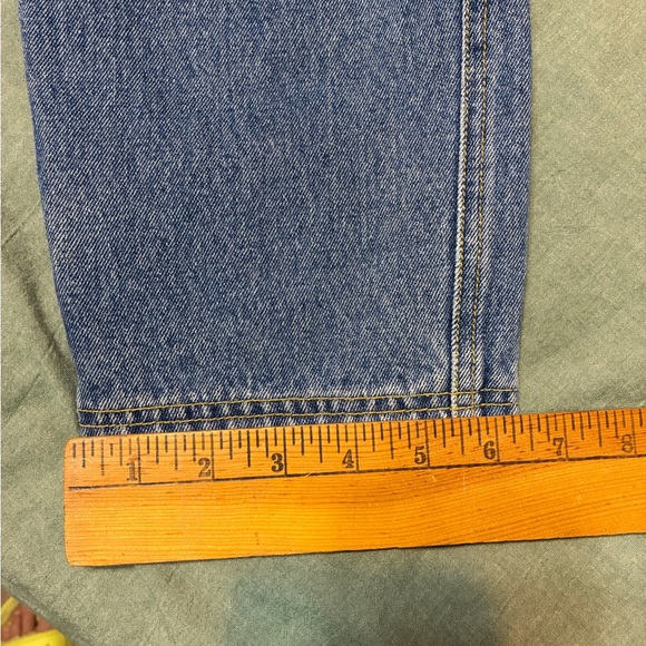 vintage 80s Size 26 Ultra High Waist Barrel Leg Baggy Jeans - Picture 7 of 8